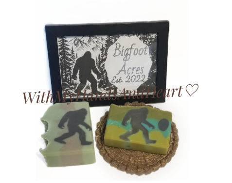 Handmade Bigfoot Soap Bar Gift Set
