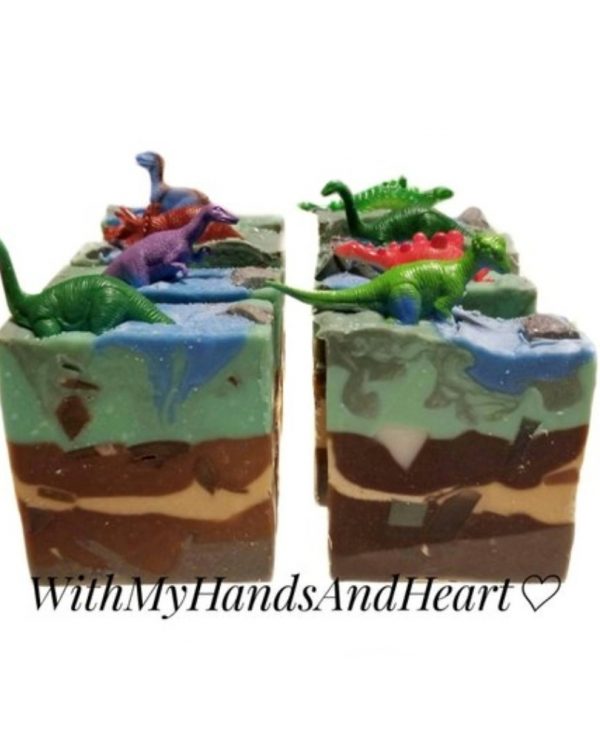Set of 3 Surprise Dinosaur Soaps