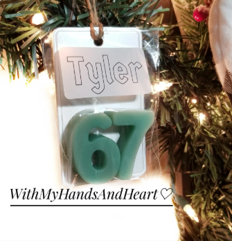 6 7 8 Soap Numbers Gag Gift